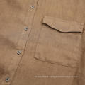 men's soft linen long sleeve shirt